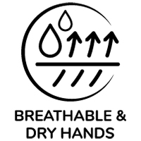 Breathable & dry hands